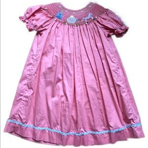 Sweet Smocked Cinderella Dress